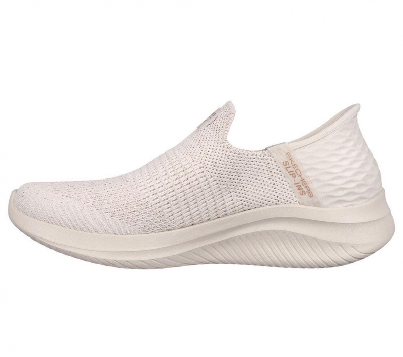 Beige Skechers Martha Stewart X Slip-ins: Ultra Flex 3 Women's Sneakers | RGSV-53460