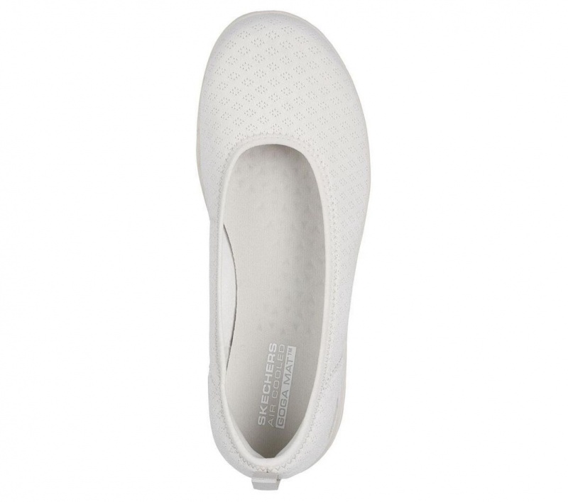 Beige Skechers On The Go Flex - Siena Women's Flats | DELO-50972