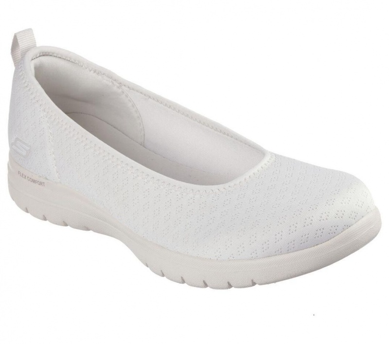 Beige Skechers On The Go Flex - Siena Women's Flats | DELO-50972