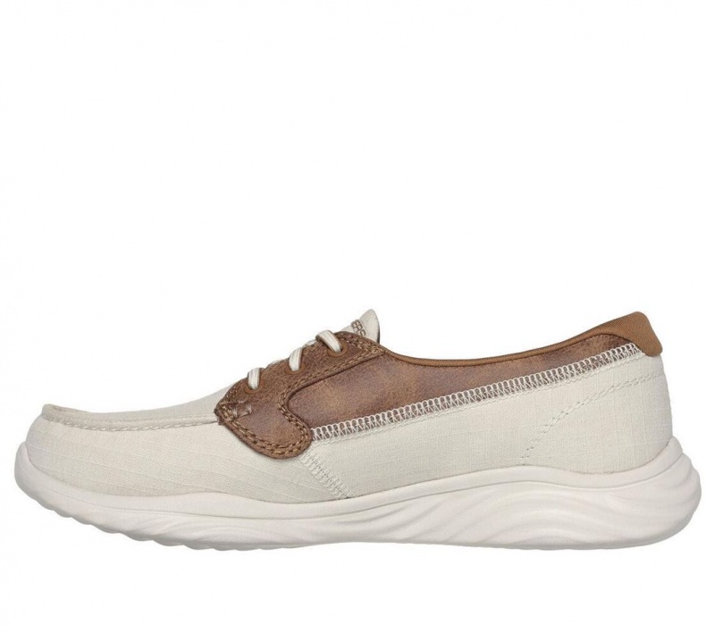 Beige Skechers On The Go Ideal - Ola Women's Boat Shoes | BTUA-64570