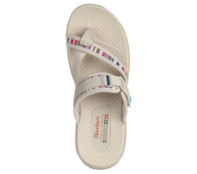 Beige Skechers Reggae - Baja Sunrise Women's Sandals | EQWH-90678