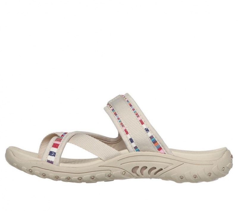 Beige Skechers Reggae - Baja Sunrise Women's Sandals | EQWH-90678