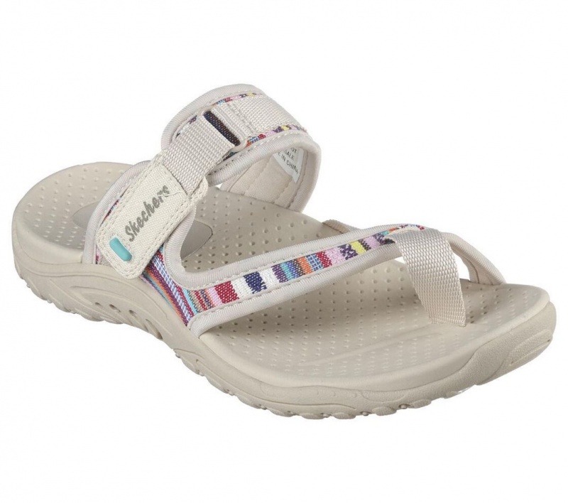 Beige Skechers Reggae - Baja Sunrise Women's Sandals | EQWH-90678