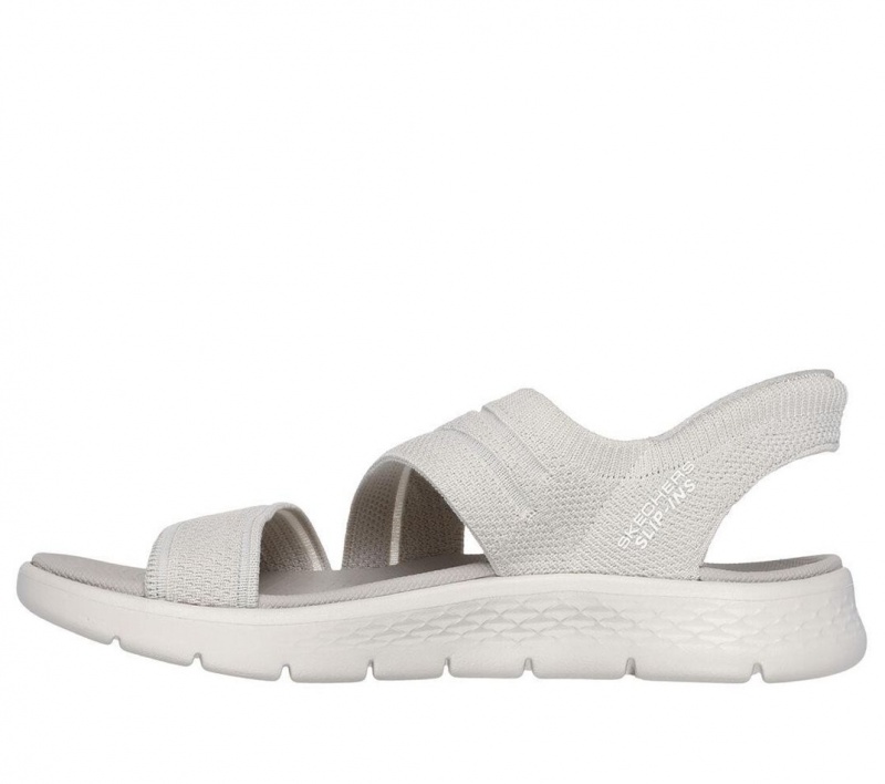 Beige Skechers Slip-ins: Go Walk Flex - Enticing Women's Sandals | UAPZ-02953