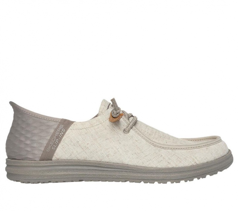 Beige Skechers Slip-ins Rf: Melson - Vaiden Men\'s Boat Shoes | VSFU-83609