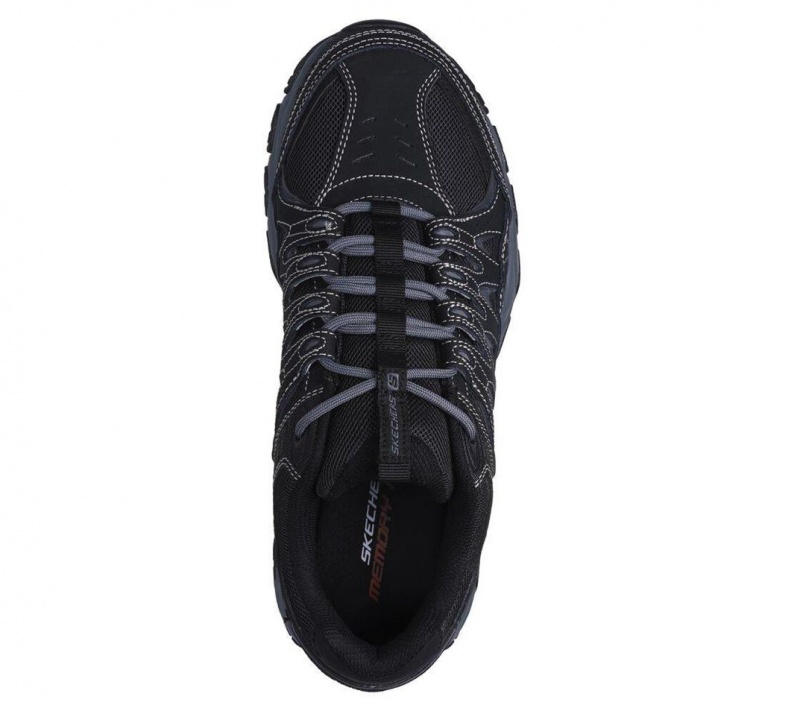 Black Skechers After Burn M.Fit 2.0 Men's Sneakers | QZVL-81435