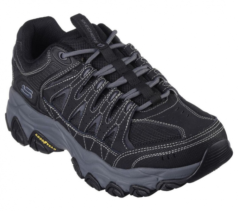 Black Skechers After Burn M.Fit 2.0 Men's Sneakers | QZVL-81435