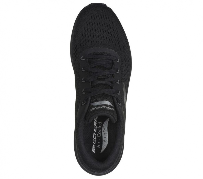 Black Skechers Arch Fit 2.0 Men's Sneakers | IAGX-16497