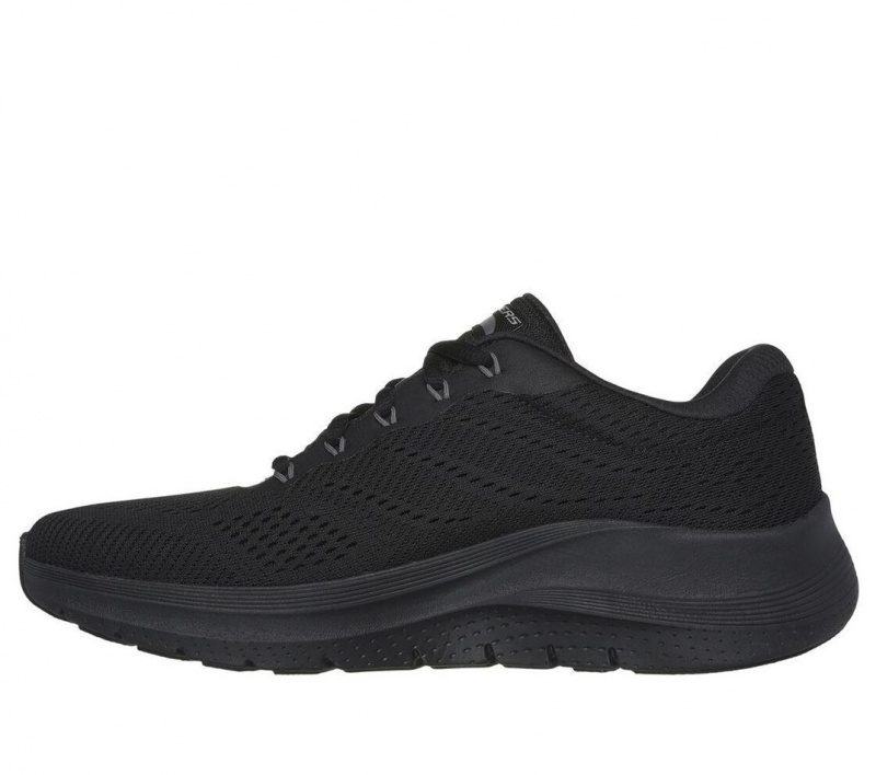 Black Skechers Arch Fit 2.0 Men's Sneakers | IAGX-16497