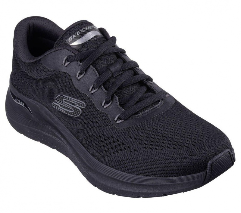 Black Skechers Arch Fit 2.0 Men's Sneakers | IAGX-16497