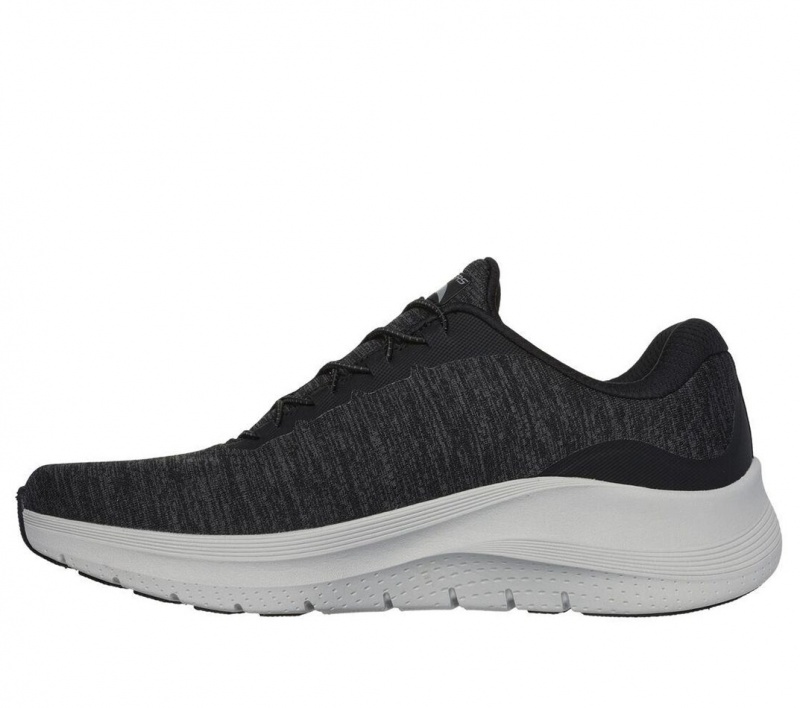 Black Skechers Arch Fit 2.0 - Upperhand Men's Sneakers | MJPN-06371