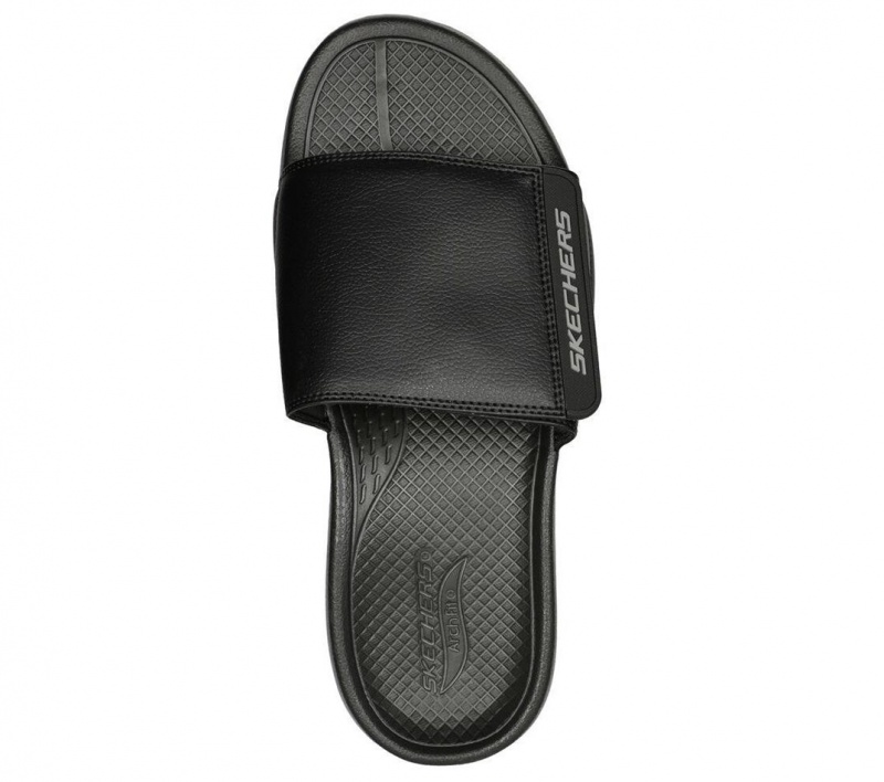 Black Skechers Arch Fit Gambix - Holt Men's Sandals | PJNF-54698