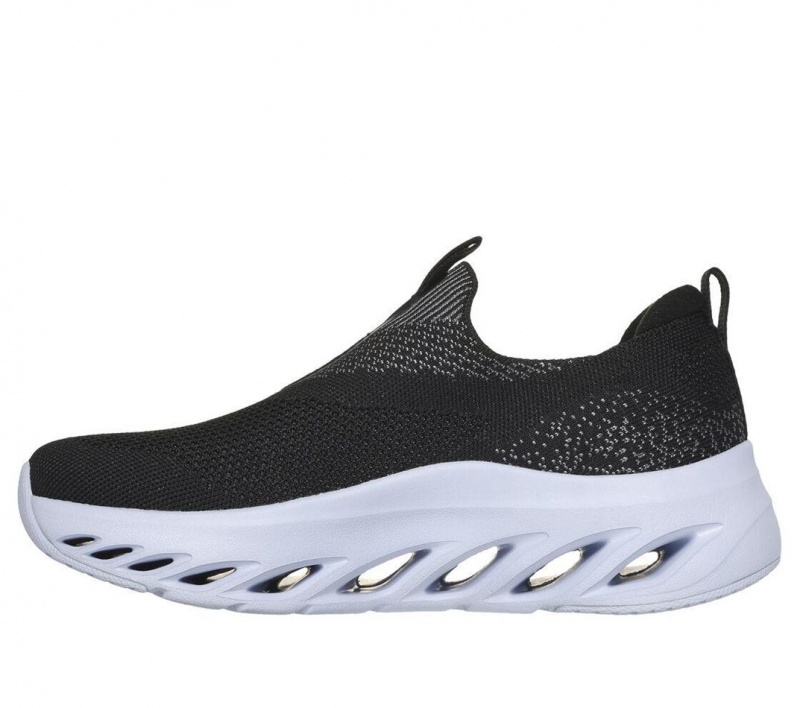 Black Skechers Arch Fit Glide-step - Dazzling Step Women's Sneakers | EYDM-52094