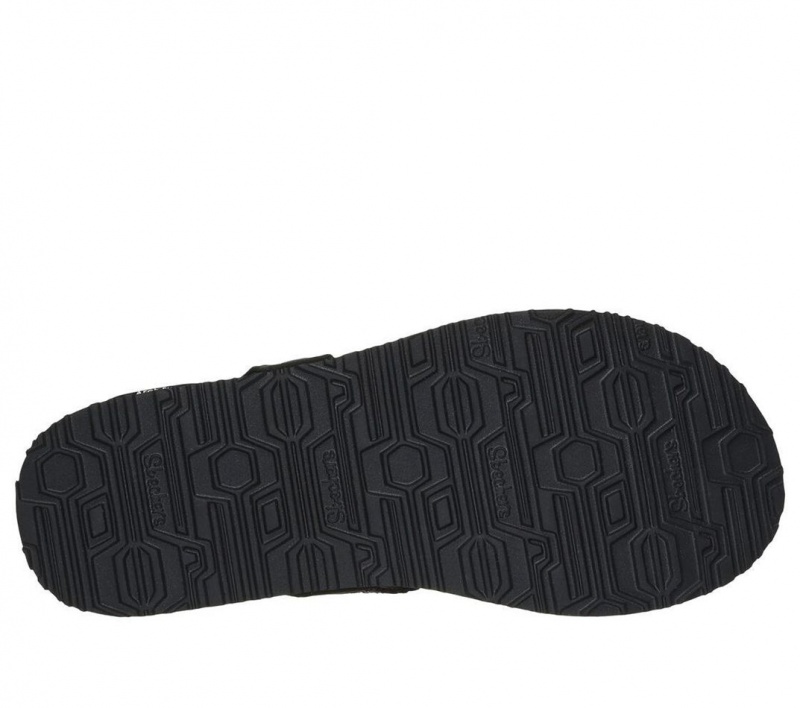 Black Skechers Arch Fit Meditation - Pixie Women's Sandals | DOBS-18432