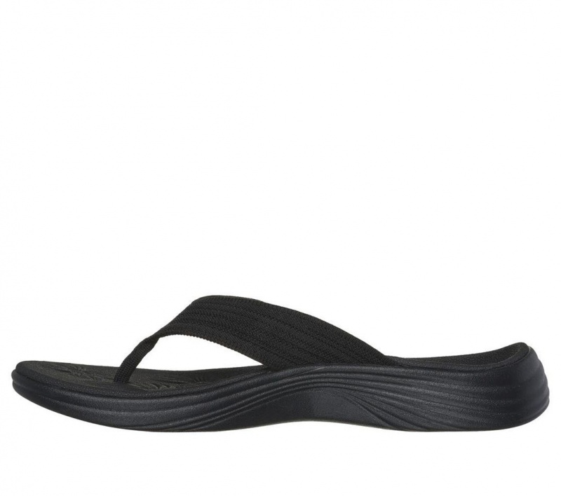 Black Skechers Arch Fit Radiance - Lure Women's Sandals | LJWP-10927