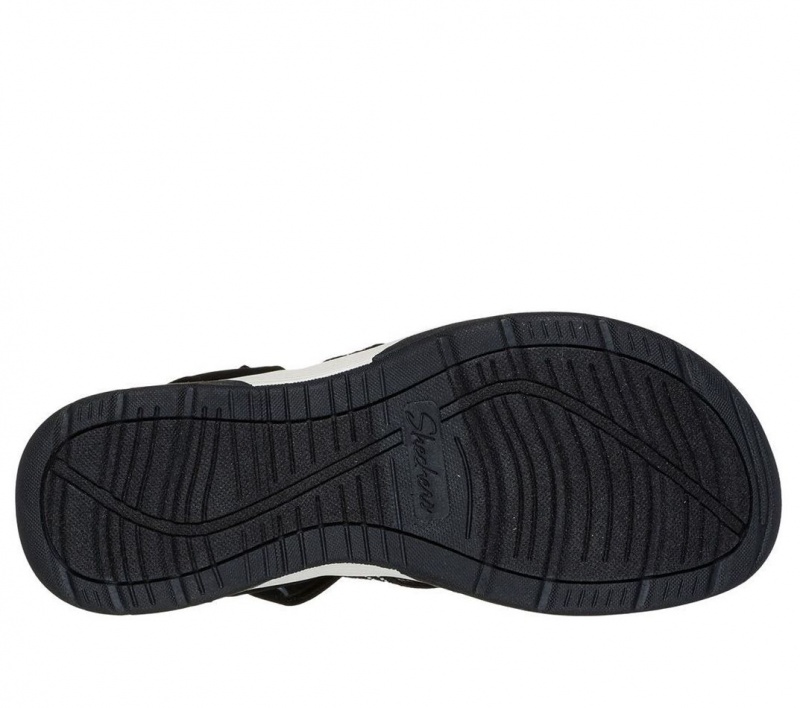 Black Skechers Arch Fit Reggae Sport - Gotta Go Women's Sandals | NAGE-35279