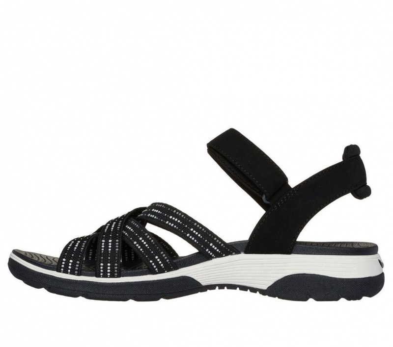 Black Skechers Arch Fit Reggae Sport - Gotta Go Women's Sandals | NAGE-35279