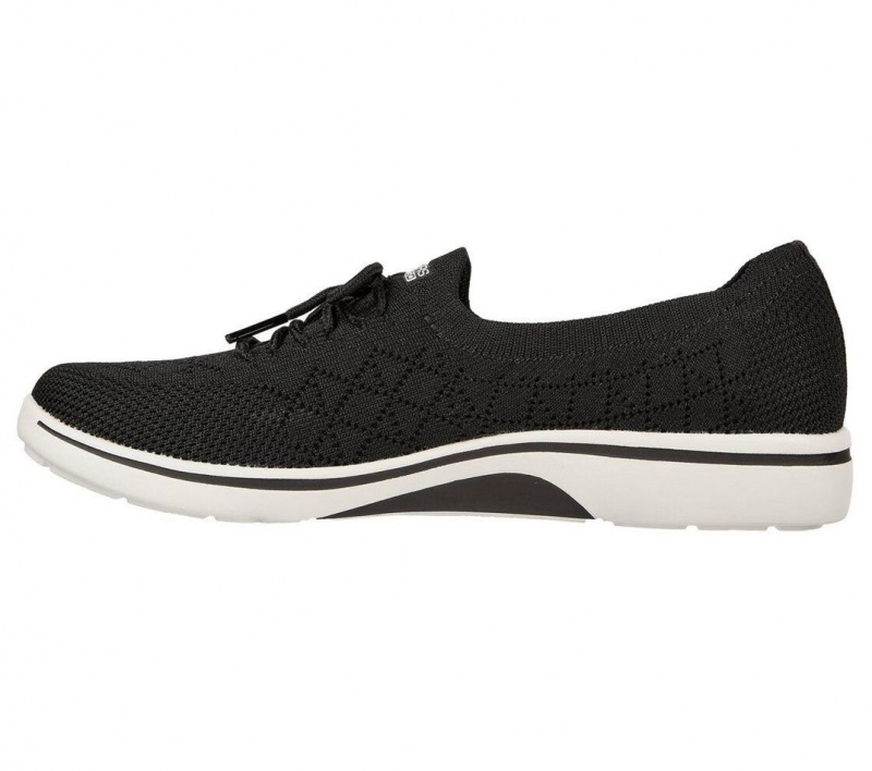 Black Skechers Arch Fit Uplift - Perfect Dreams Women's Slip On | NGRH-70435