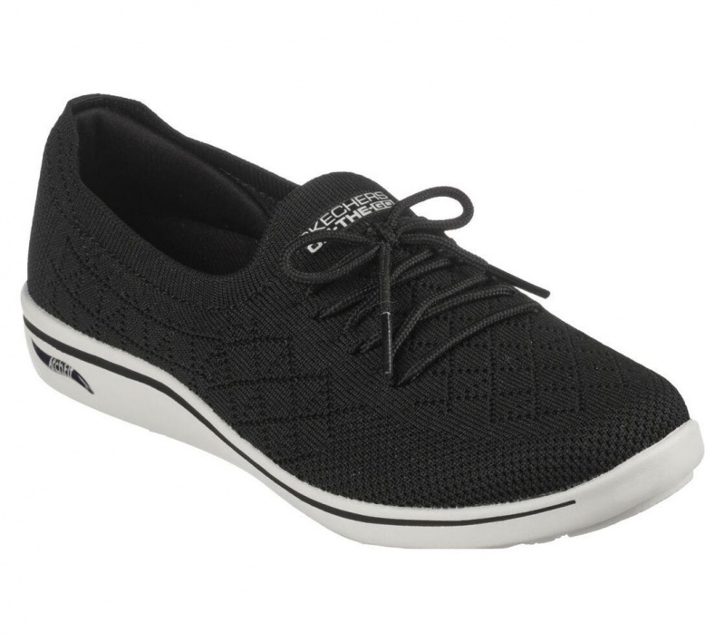 Black Skechers Arch Fit Uplift - Perfect Dreams Women's Slip On | NGRH-70435