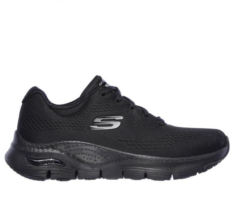 Black Skechers Arch Fit - Big Appeal Women\'s Sneakers | BFAG-06478