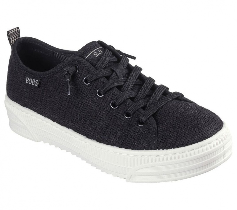 Black Skechers Bobs Copa - Ocean Capture Women's Slip On | CEYU-03867