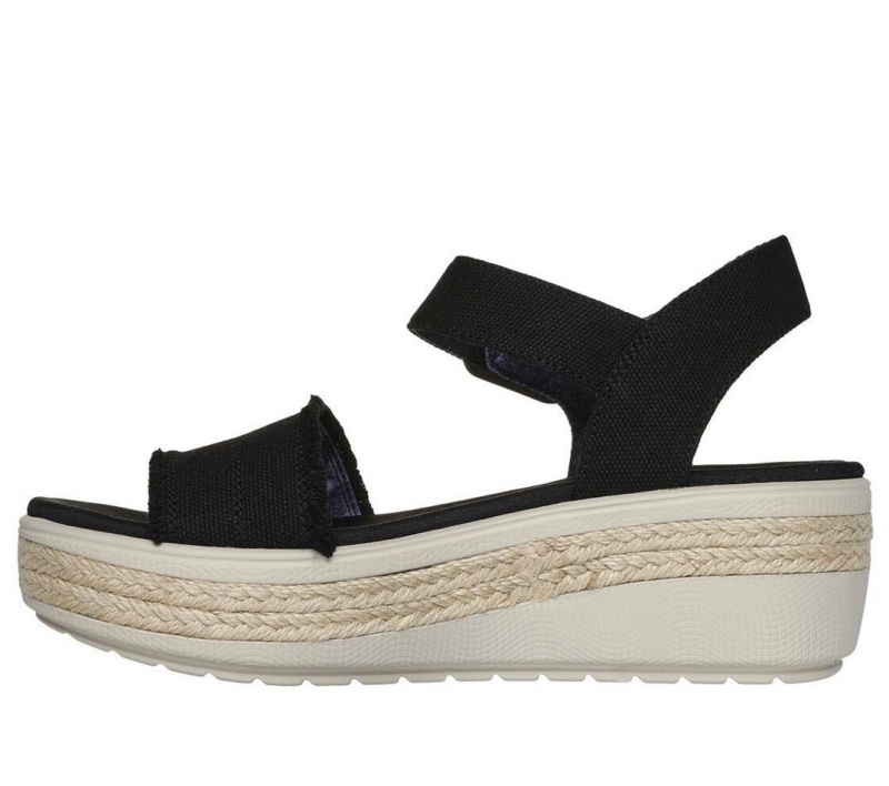 Black Skechers Bobs Empress Women's Sandals | YRDE-34926