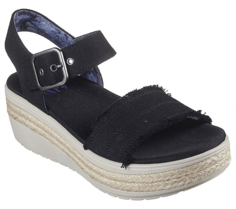 Black Skechers Bobs Empress Women's Sandals | YRDE-34926