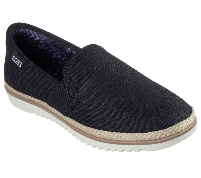 Black Skechers Bobs Flexpadrille Lo Women's Flats | KEBF-81246