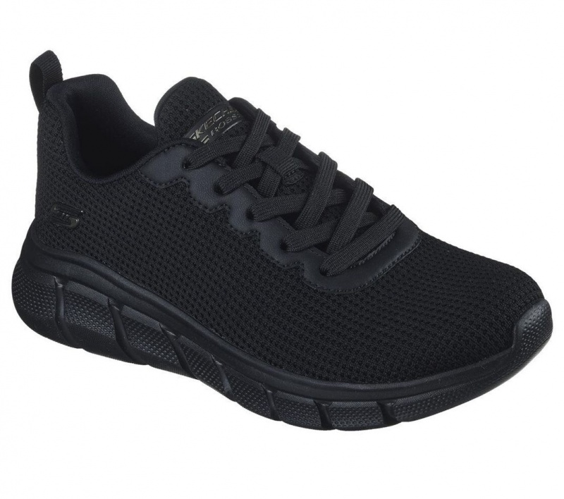 Black Skechers Bobs Sport B Flex - Visionary Essence Women's Sneakers | WMAH-23685