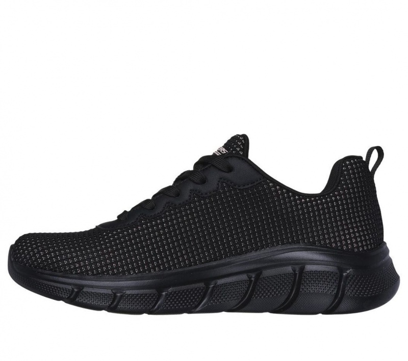 Black Skechers Bobs Sport B Flex - Visionary Essence Women's Sneakers | NIKG-35740