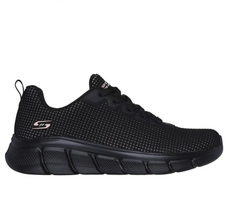 Black Skechers Bobs Sport B Flex - Visionary Essence Women\'s Sneakers | NIKG-35740