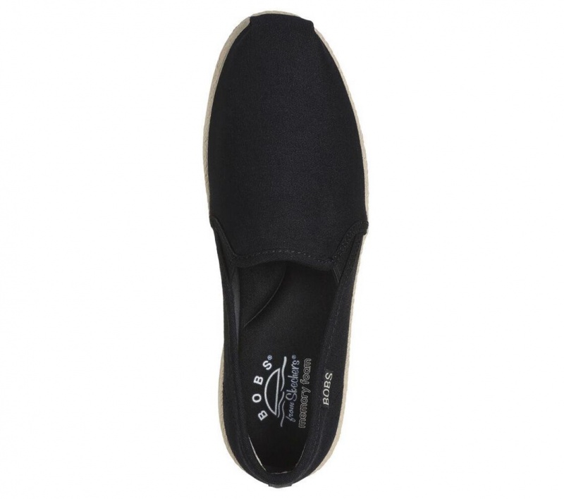 Black Skechers Bobs Urban Highlites Women's Slip On | UZMN-10627