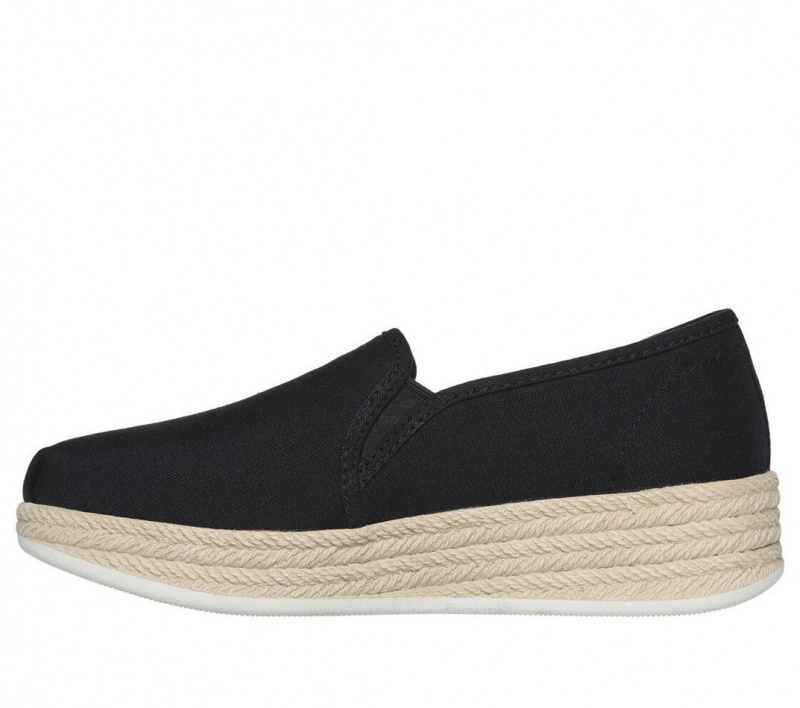 Black Skechers Bobs Urban Highlites Women's Slip On | UZMN-10627