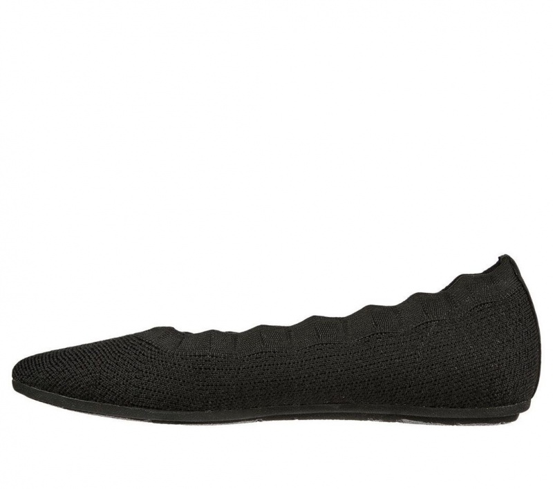 Black Skechers Cleo 2.0 - Love Spell Women's Flats | KEWH-75362