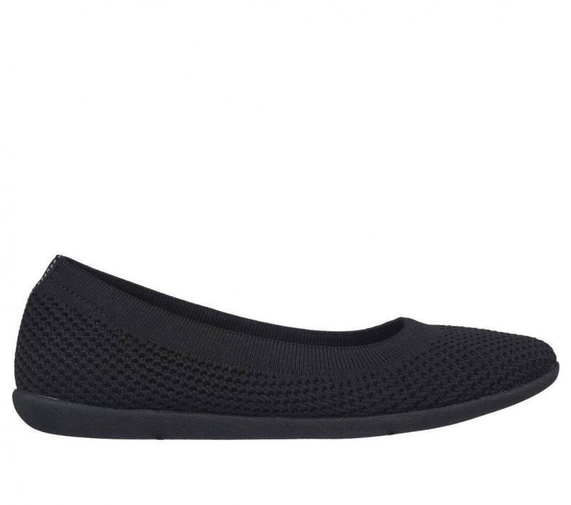 Black Skechers Cleo Sport - What A Move Women\'s Flats | IZQX-61930