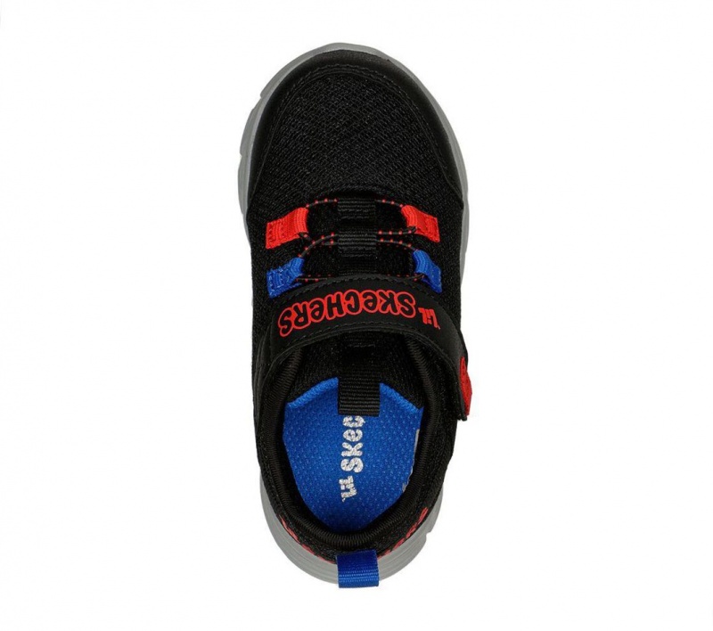 Black Skechers Comfy Flex - Ruzo Boys' Sneakers | RDNW-09215