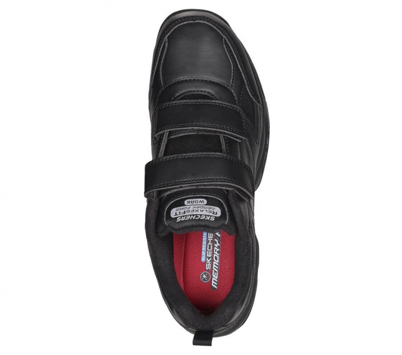 Black Skechers Dighton - Rolind Sr Men's Work Shoes | YHXW-39560