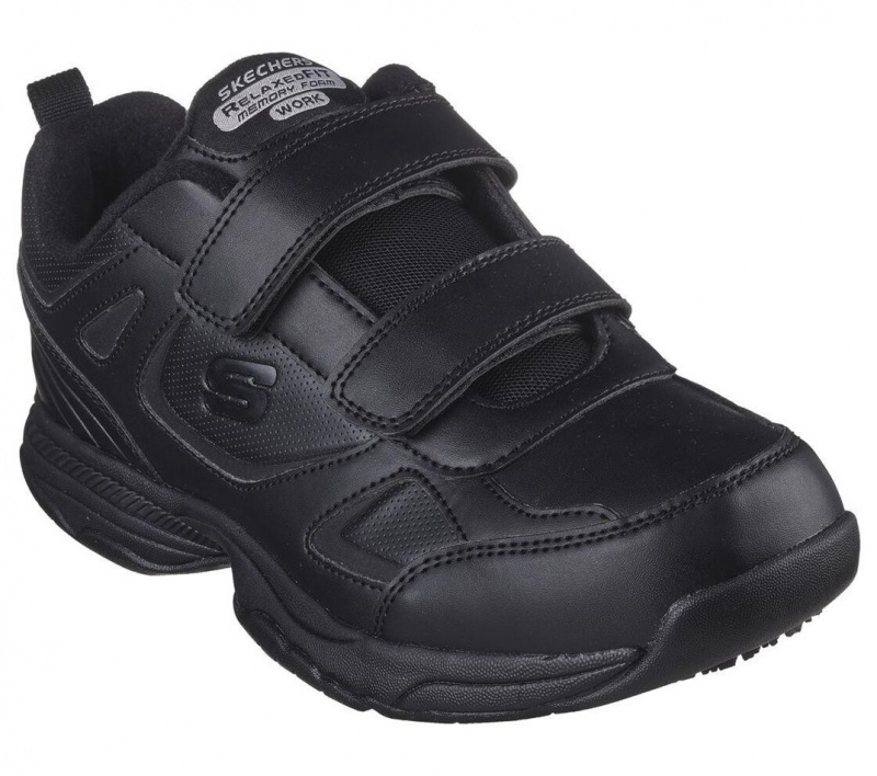 Black Skechers Dighton - Rolind Sr Men's Work Shoes | YHXW-39560