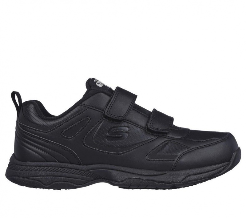 Black Skechers Dighton - Rolind Sr Men\'s Work Shoes | YHXW-39560