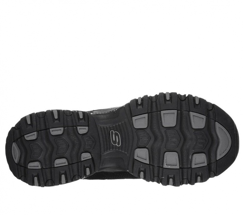 Black Skechers D'lites - Play On Women's Sneakers | UQYR-74281