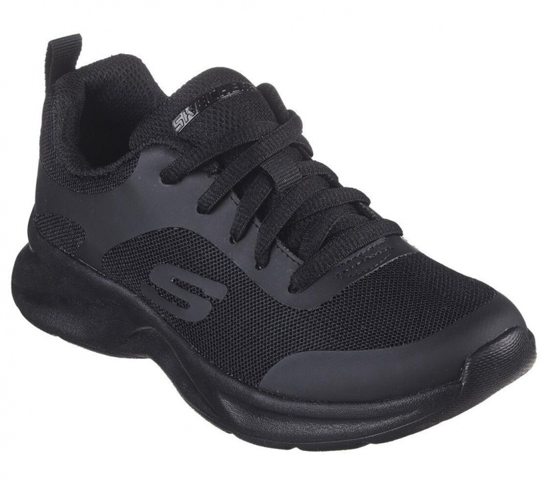 Black Skechers Dynamatic - Swift Speed Girls' Sneakers | KMFR-02614