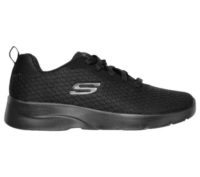 Black Skechers Dynamight 2.0 - Eye To Eye Women's Sneakers | VZTN-51984