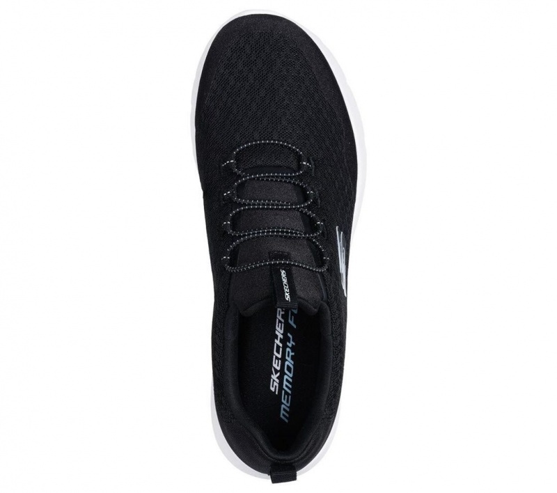 Black Skechers Dynamight 2.0 - Real Smooth Women's Sneakers | LKPB-86934