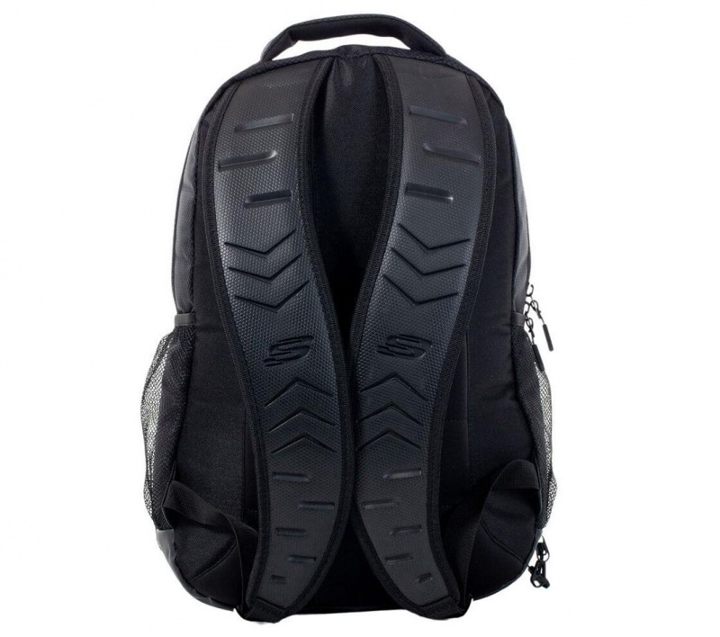 Black Skechers Explorer Men's Backpack | SMOR-83105