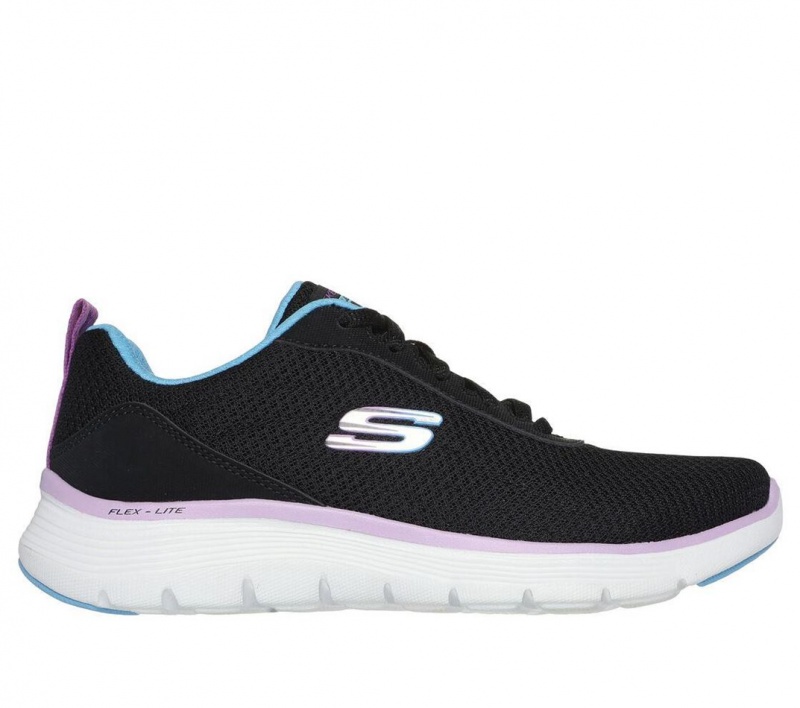 Black Skechers Flex Appeal 5.0 - New Thrive Women\'s Sneakers | FYRM-78905