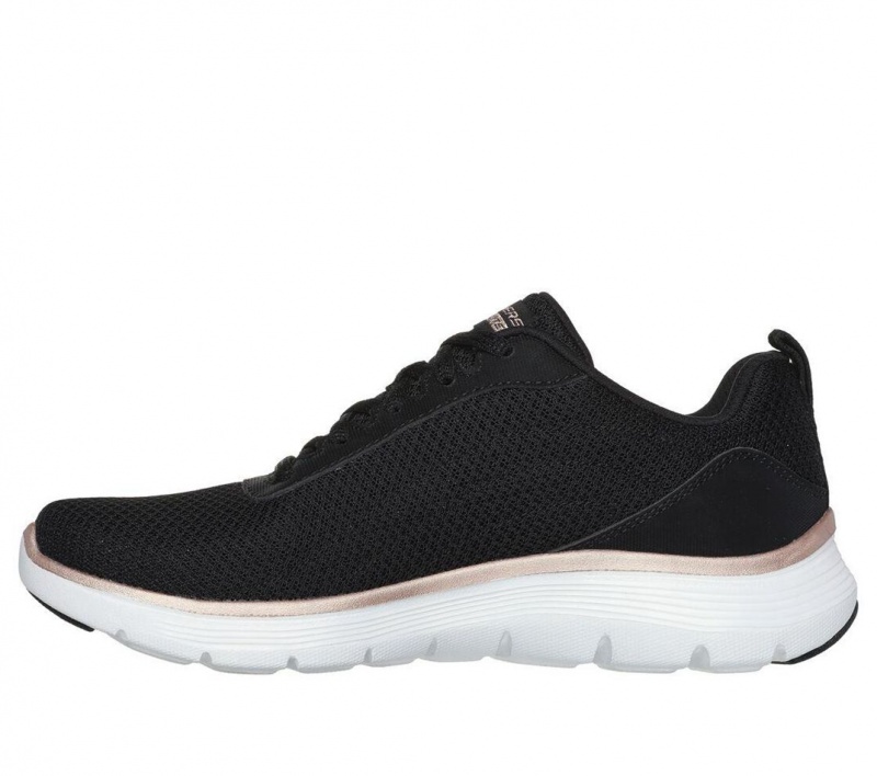 Black Skechers Flex Appeal 5.0 - Uptake Women's Sneakers | NSBF-73561