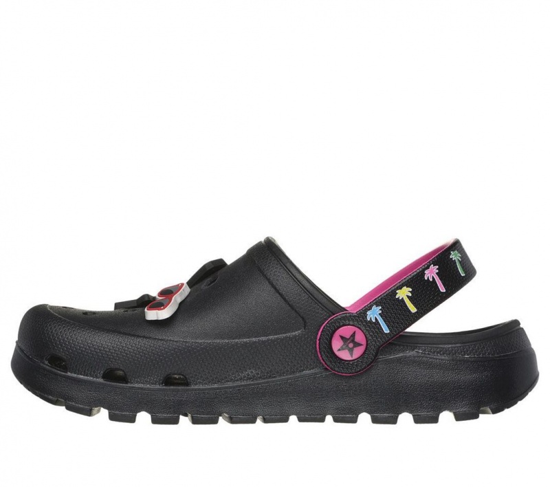 Black Skechers Foamies: Arch Fit Footsteps - Starstruck Women's Sandals | FCJI-41358