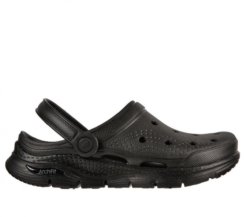 Black Skechers Foamies: Arch Fit - It\'s A Fit Women\'s Sandals | KHFC-54693