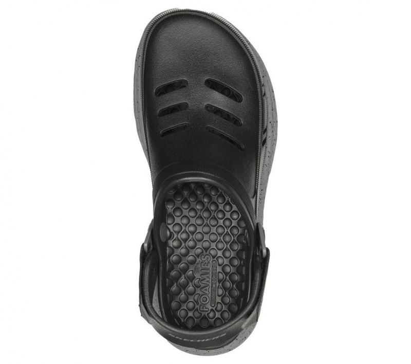 Black Skechers Foamies: Creston Ultra - Venturous Men's Slip On | UBRA-65420