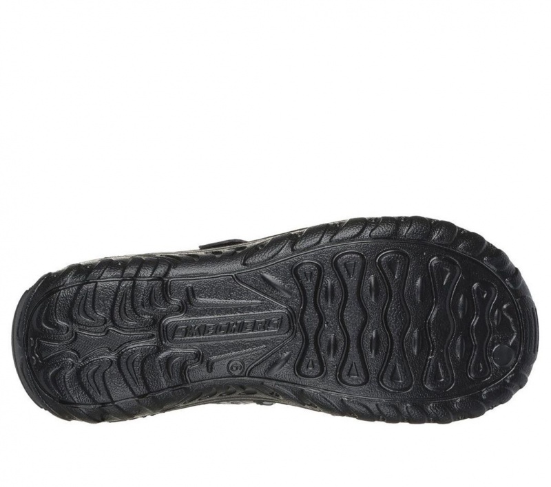 Black Skechers Foamies: Reggae - Whimsical Women's Sandals | WHAS-95684